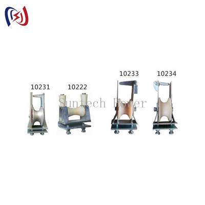 بلوک رشته‌کشی هادی با کشش بالا با قرقره نایلونی و ابعاد سفارشی قرقره برای کاربردهای خطوط هوایی انتقال نیرو