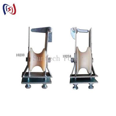 بلوک رشته‌کشی هادی با کشش بالا با قرقره نایلونی و ابعاد سفارشی قرقره برای کاربردهای خطوط هوایی انتقال نیرو