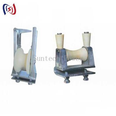 بلوک رشته‌کشی هادی با کشش بالا با قرقره نایلونی و ابعاد سفارشی قرقره برای کاربردهای خطوط هوایی انتقال نیرو