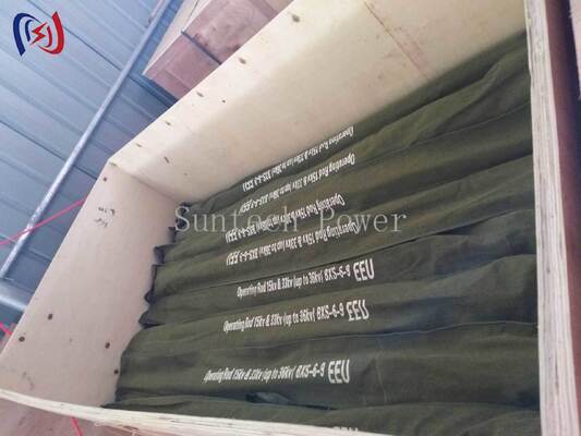 چوب سوئیچ ولتاژ 10-500KV حرفه ای با طول کل 3-8M و تعداد گره های 3-4 برای عملیات ایمن