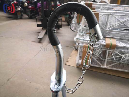 پلت فرم کار فریم سنگین با 1.5KN بار نامی، طول 3-10M، و وزن 30KG-100KG برای دسترسی بالا امن