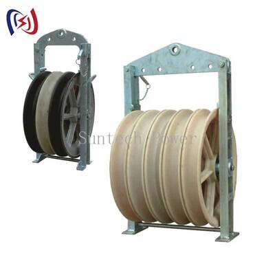 بلوک سیم‌کشی سری سنگین 660 برای کشش ولتاژ بالا هادی‌های انتقال با قطر بزرگ