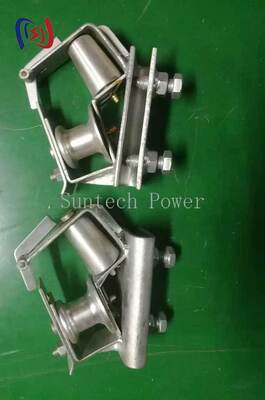 بلوک کششی گوشه آسمان‌خراش برای چرخش‌های هادی ۹۰ درجه با بار نامی ۵ کیلو نیوتن در ساخت خطوط برق شهری