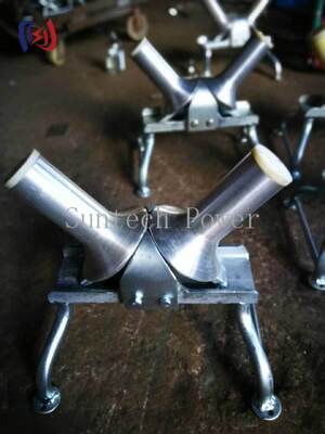 10KN رولر چرخش کابل بار نامی با ساختار یک طرفه برای عملیات کشیدن کابل زیرزمینی