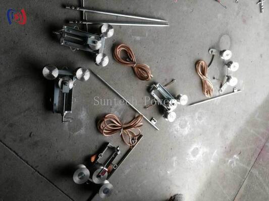 بلوک زمین گیری حرفه ای 100A Max Current با قطر پایین 50mm و مواد فولادی ریخته شده برای زمین گیری ایمن الکتریکی