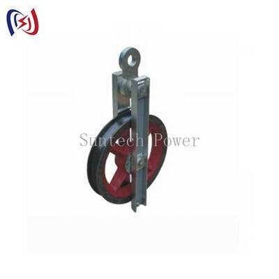 بلوک چرخش حرفه ای با سرعت بالا برای تغییر جهت کابل صاف و کارآمد با شاف اصطکاک کم و بار نامی 50KN