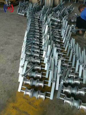 بلوک رشته ای سنگین سه گره برای نصب هادی بسته با بار نامی 5KN