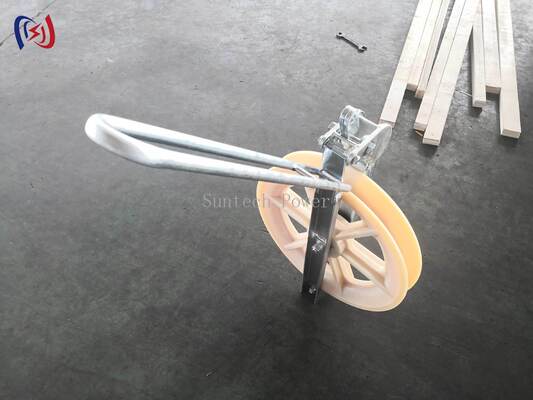 بلوک رشته هلیکوپتر حرفه ای با Φ508×75 Sheave و 1-5 Sheave برای نصب هلیکوپتر