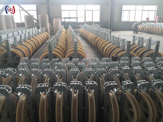 بلوک رشته هلیکوپتر حرفه ای با Φ508×75 Sheave و 1-5 Sheave برای نصب هلیکوپتر