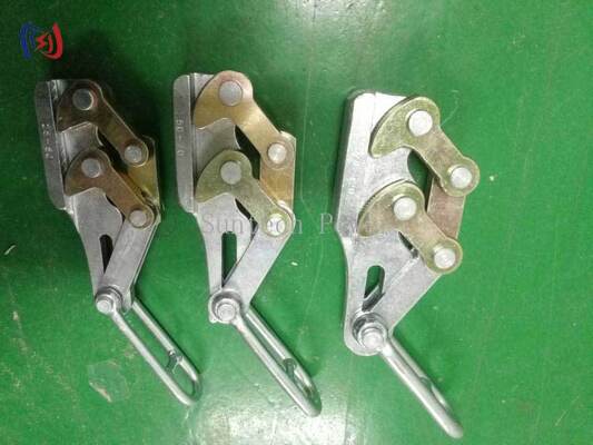 گیرنده سیم زمینی حرفه ای دو طرفه با بار نامی 10-30KN برای سیم های 11-15mm و مقاومت در برابر خوردگی