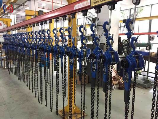 لیفت دستی حرفه ای از نوع زنجیره ای با بار نامی 5-90KN برای موقعیت گیری مستقل انرژی و دقیق بار در تجهیزات الکتریکی