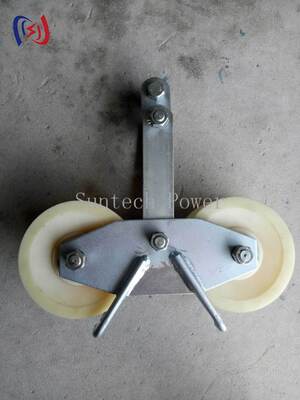 Professional Tandem Sheave Stringing Block for Simultaneous Installation of Multiple Conductors with 25KN Rated Load and Precision-Engineered Sheaves