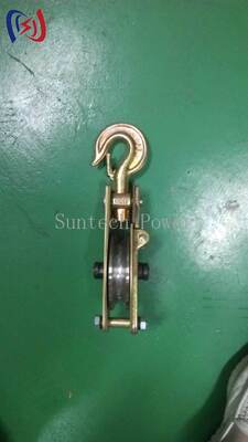 بلوک و سیستم حرفه ای برای بلند کردن سنگین با بار نامی 10-200KN در پروژه های ساختمانی الکتریکی
