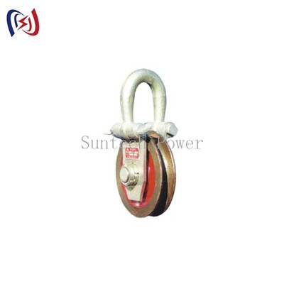 بلوک نقطه بلند کردن برای ساخت خط انتقال. 50×80KN چرخ کش سنگین