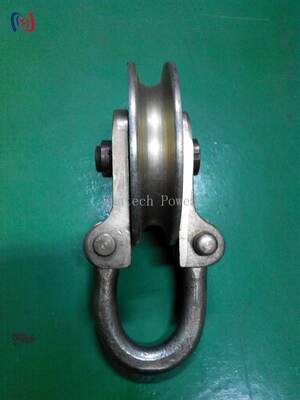 بلوک نقطه بلند کردن برای ساخت خط انتقال. 50×80KN چرخ کش سنگین