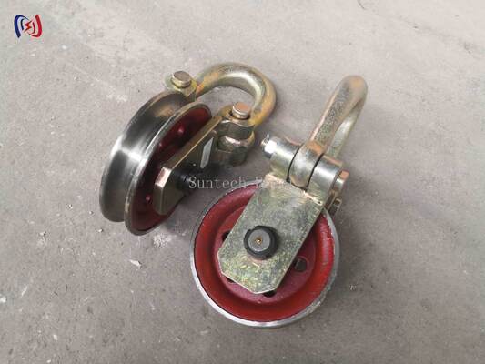 بلوک نقطه بلند کردن برای ساخت خط انتقال. 50×80KN چرخ کش سنگین