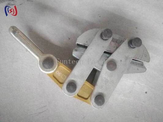 ضد پیچ و تاب استیل طناب گرفتر همراه بیایید کلیمپ 50-200KN برای 11-30mm خط انتقال رشته