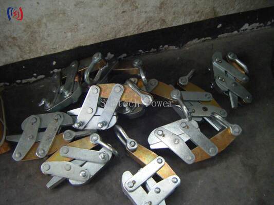 ضد پیچ و تاب استیل طناب گرفتر همراه بیایید کلیمپ 50-200KN برای 11-30mm خط انتقال رشته