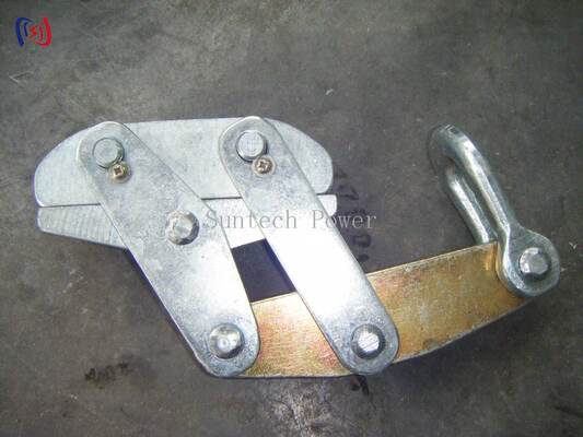 ضد پیچ و تاب استیل طناب گرفتر همراه بیایید کلیمپ 50-200KN برای 11-30mm خط انتقال رشته