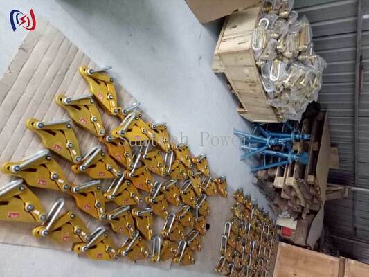 آلومینیوم آلیاژ Come Along کلیمپ با 7-80KN بار نامی و 14-48mm Max باز برای رشته خط انتقال