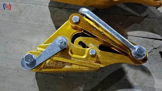 آلومینیوم آلیاژ Come Along کلیمپ با 7-80KN بار نامی و 14-48mm Max باز برای رشته خط انتقال