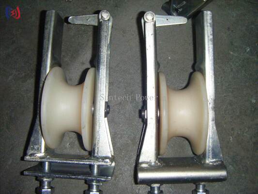 بلوک سیمی دوقلوی برای هادی های 25-400 میلی متری با بار 5-20 کیلونیوتن و قاب فولادی گالوانیزه