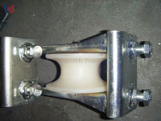 بلوک سیمی دوقلوی برای هادی های 25-400 میلی متری با بار 5-20 کیلونیوتن و قاب فولادی گالوانیزه