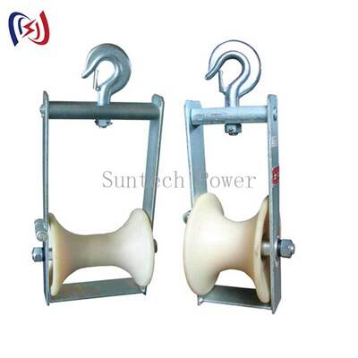 بلوک رشته کابل هوایی با اندازه 120x130mm Sheave و بار نامی 5KN برای ABC Bunched Conductor