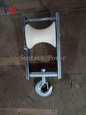 بلوک رشته کابل هوایی با اندازه 120x130mm Sheave و بار نامی 5KN برای ABC Bunched Conductor