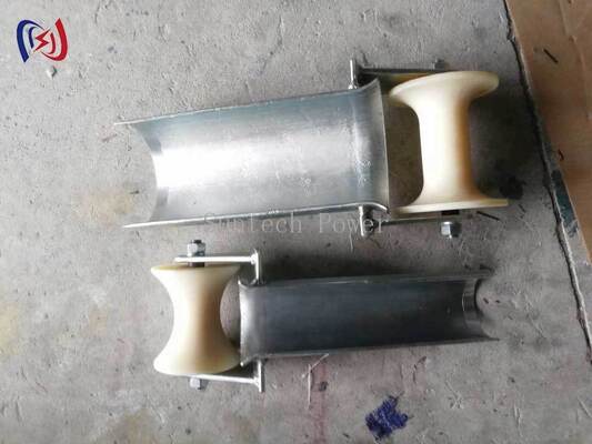 D Series Bell Mouth Cable Entry Protection Roller 80-200mm با چرخ های نایلون MC برای ورود صاف کابل