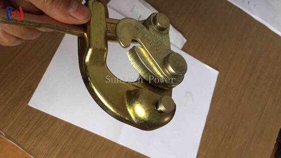 گیره سیم بکسل جهانی کام آلانگ کلمپ با ظرفیت بار 10-30 کیلونیوتن برای قطر سیم 4-32 میلی متر ساخته شده از فولاد آلیاژی