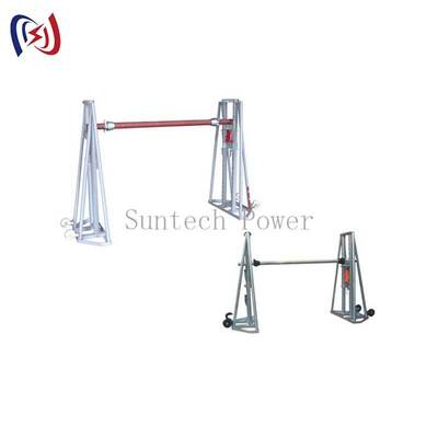 پایه قرقره کابل هیدرولیک با ظرفیت بار 50-300 کیلونیوتن برای درام‌هایی با قطر 2400-5000 میلی‌متر و قاب فولادی با استحکام بالا
