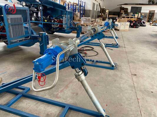 استند رولی هیدرولیک هدایت کننده با 5000-7000kg حداکثر وزن رولی و سرعت حداکثر 45rpm برای رشته های خط هوایی