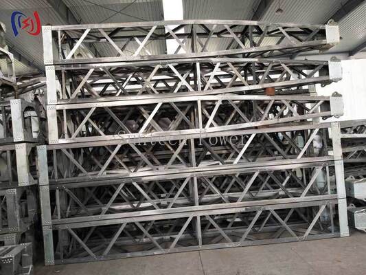 گیتس جین استیل 8-18m برج برق ابزار ارتقاء ضد خوردگی پوشش مقاوم