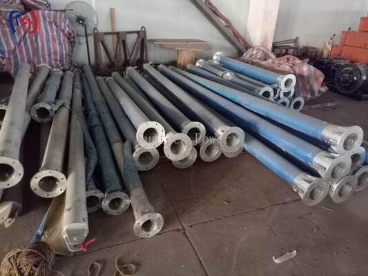 دکل جیب لوله‌ای شکل A با قطر لوله 120x7 میلی‌متر، طول 6-13 متر و پوشش مقاوم در برابر خوردگی برای ساخت دکل انتقال