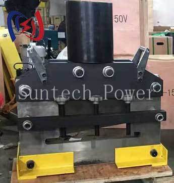 300KN Hydraulic Bus Bar Cutter with 200mm Cutting Capacity and Hardened Steel Blade