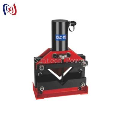 350KN هیدرولیک زاویه برش فولاد برای 110 × 110 × 10 میلی متر انتقال برج فولاد