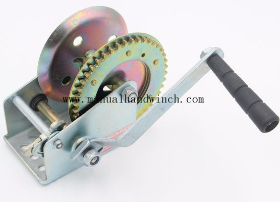 Mini Steel Marine Manual Cable Winch / Winch Crank Crank دستی برای تریلر قایق