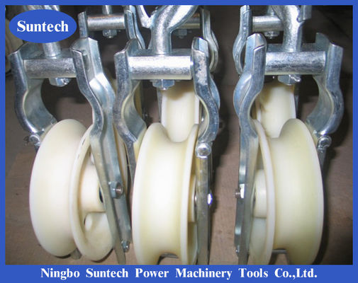 نوار نایلون 120x30mm 5KN بلوک های رشته ای تک چرخ برای هادی