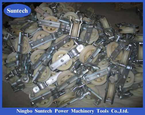 نوار نایلون 120x30mm 5KN بلوک های رشته ای تک چرخ برای هادی