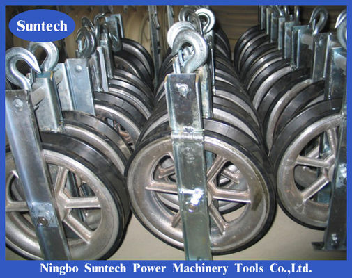 کار ساخت و ساز برق ACSR Conductor Stringing Pulley Block