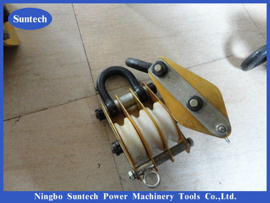 بلوک اسنچ 2 تن آلومینیوم Sheave Hosting Tackle Conductor Stringing Tools