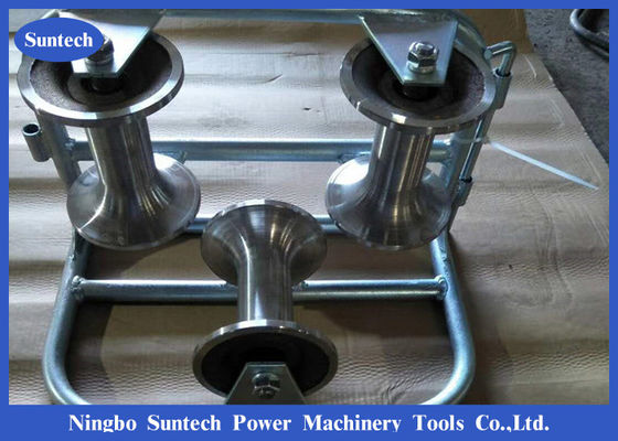 غلتک کششی کابل 140 میلی متر Triple Corner Ground با چرخ های آلیاژ آلومینیوم