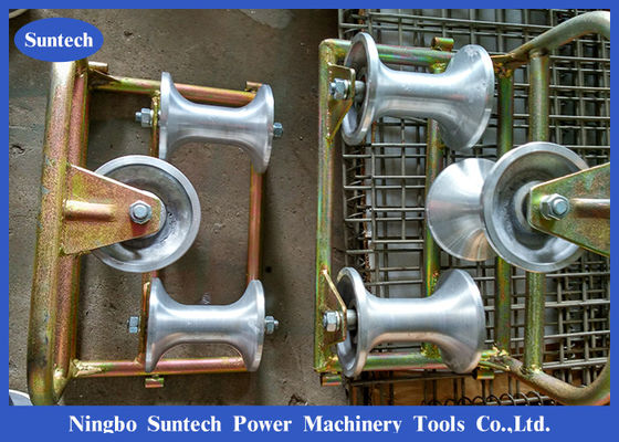 غلتک کششی کابل 140 میلی متر Triple Corner Ground با چرخ های آلیاژ آلومینیوم