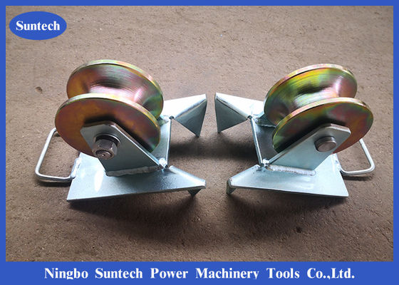 قرقره غلتکی کابل 80 میلیمتری Pithead Aluminium Wheels برای محافظت از کابل