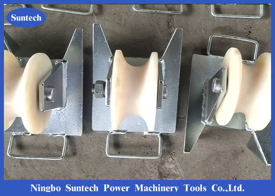 قرقره غلتکی کابل 80 میلیمتری Pithead Aluminium Wheels برای محافظت از کابل