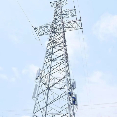 برج خط انتقال فولاد فرشته گالوانیزه گرم گالوانیزه 500KV
