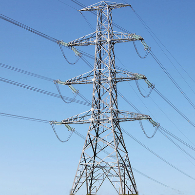 برج خط انتقال فولاد فرشته گالوانیزه گرم گالوانیزه 500KV