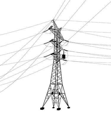 دکل خط انتقال HDG Angle Steel 11 35 220 330 500kV
