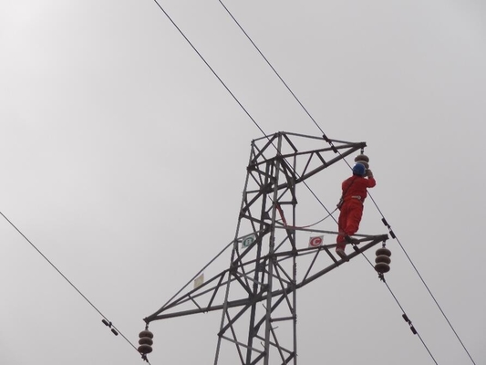 برج خط انتقال برق HDG Angle Steel 132KV